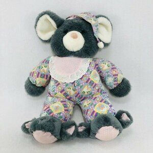 TB Trading Bear Plush 16” Baby Infant Pink Bib Winter Overall Pajama House Shoes